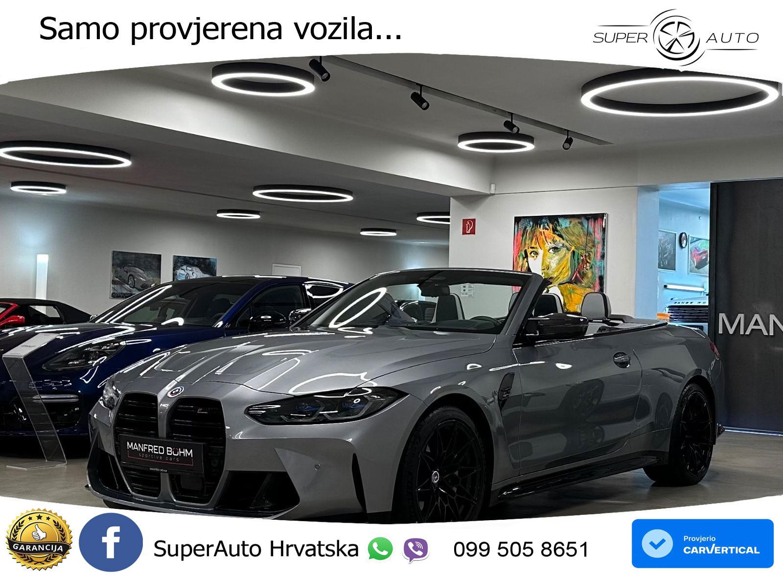 BMW M4 Convertible Competition 3.0 (510 KS) xDrive Steptronic LED+GR SJED+ACC