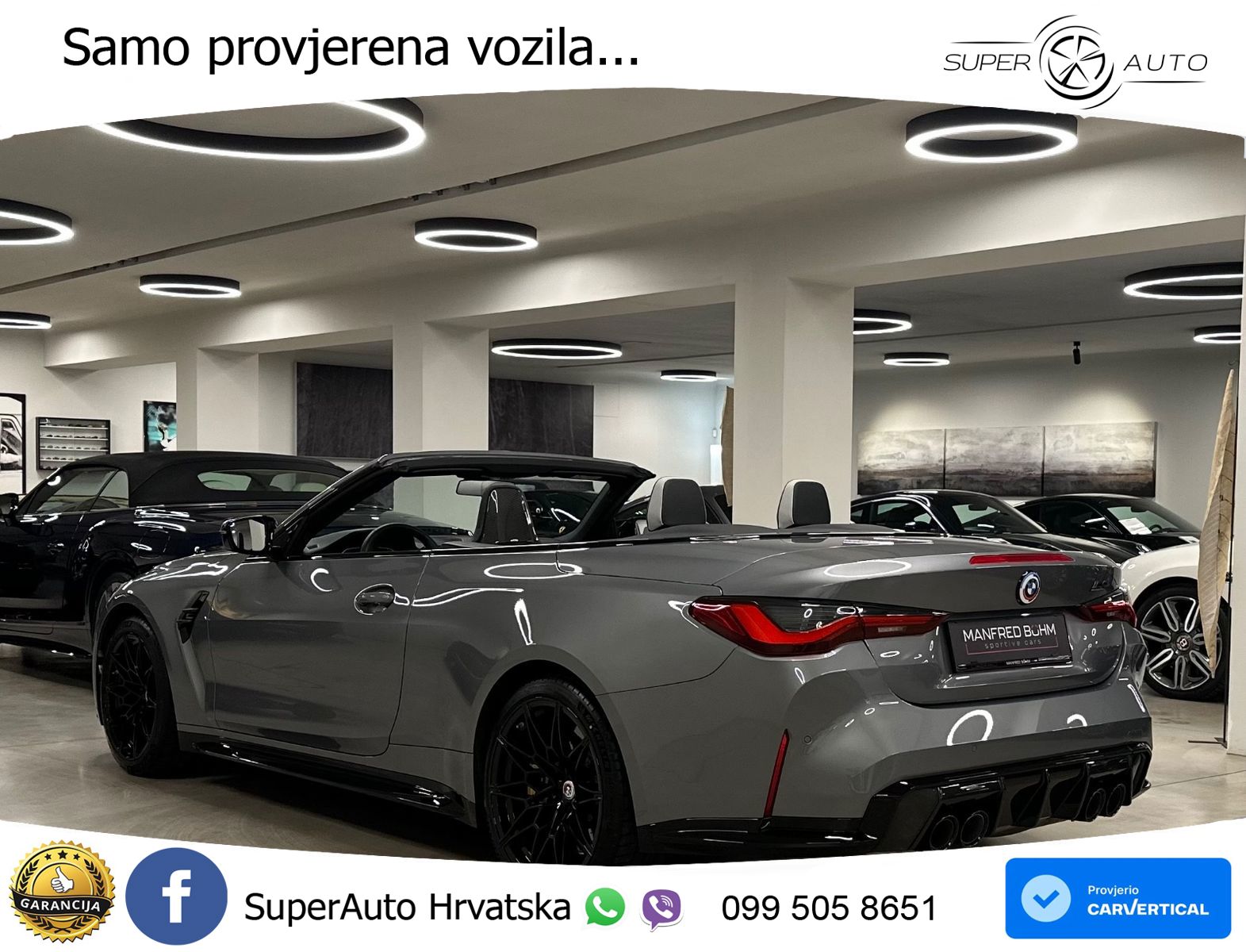 BMW M4 Convertible Competition 3.0 (510 KS) xDrive Steptronic LED+GR SJED+ACC
