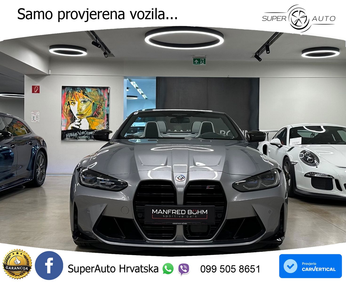 BMW M4 Convertible Competition 3.0 (510 KS) xDrive Steptronic LED+GR SJED+ACC