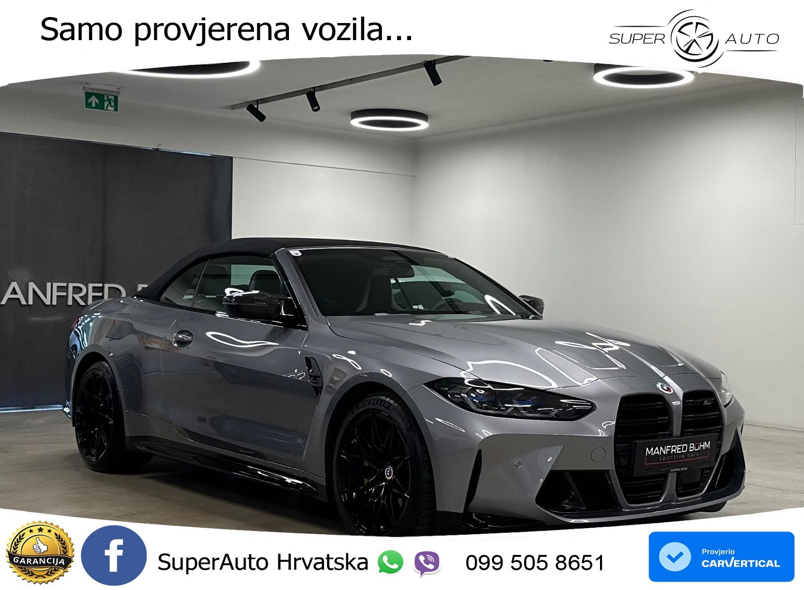 BMW M4 Convertible Competition 3.0 (510 KS) xDrive Steptronic LED+GR SJED+ACC