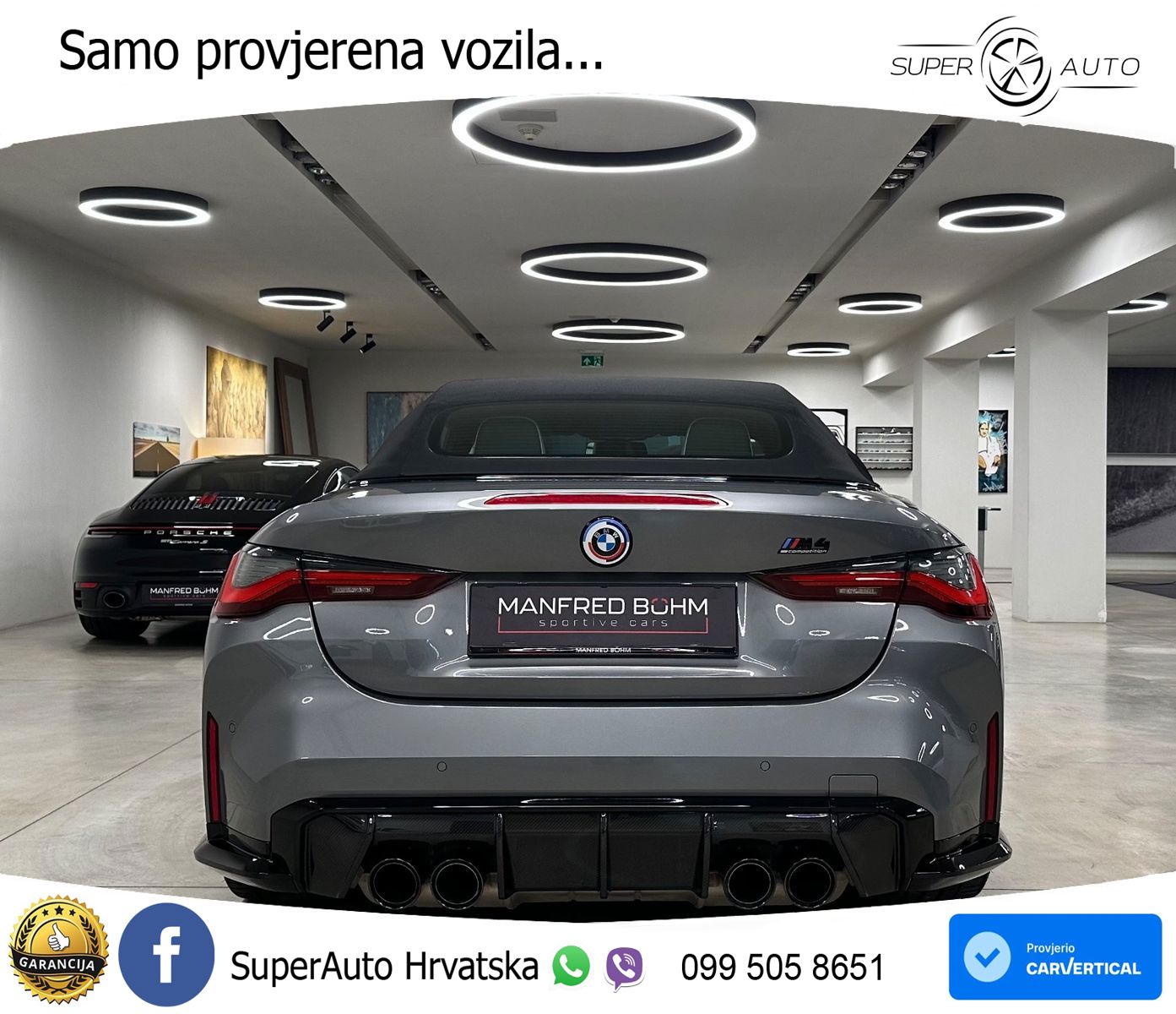 BMW M4 Convertible Competition 3.0 (510 KS) xDrive Steptronic LED+GR SJED+ACC