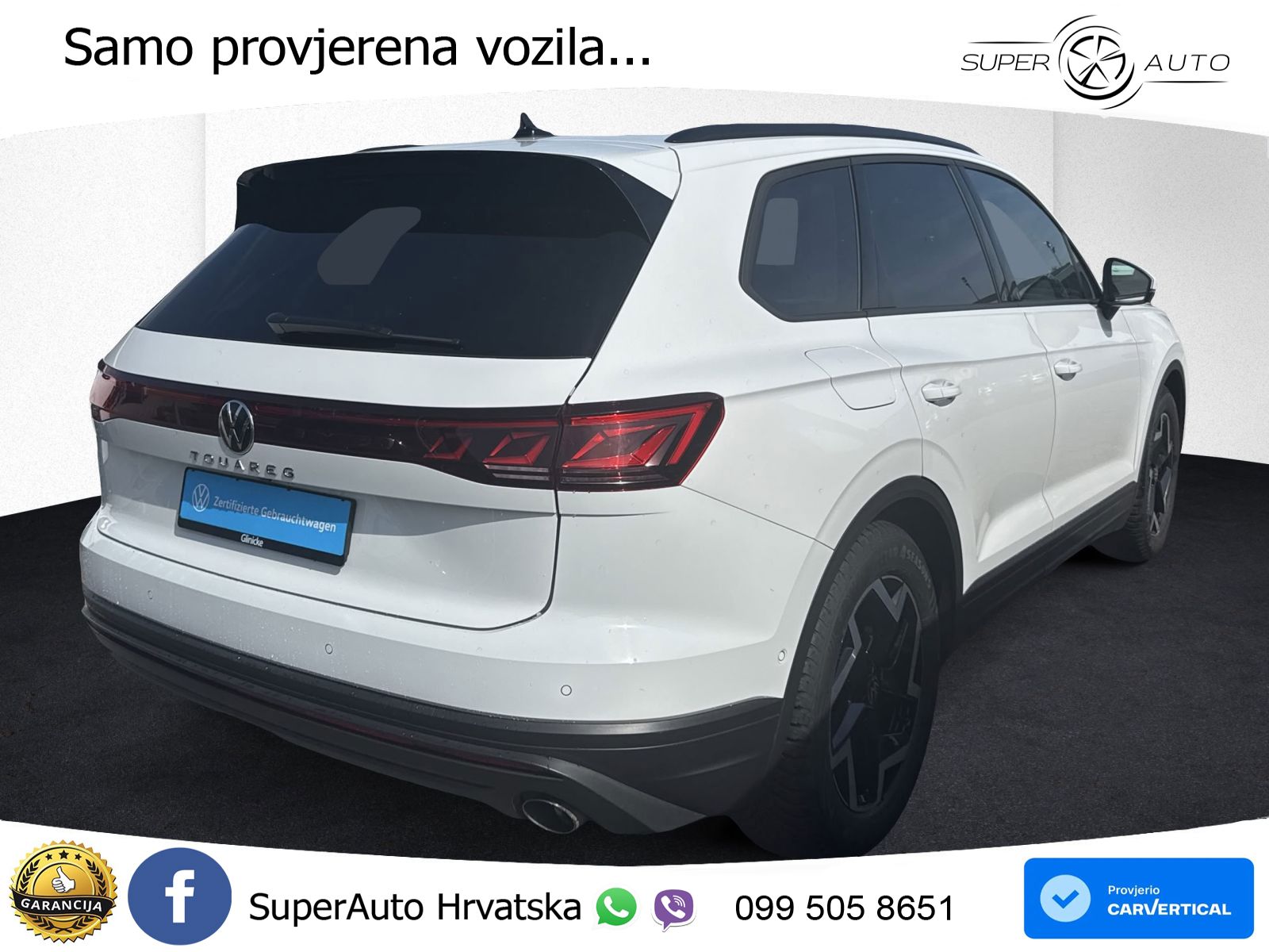 Volkswagen Touareg 3.0 V6 TDI (231 KS) 4MOTION Tiptronic ZRAČNI+ACC+GR SJED+KAM
