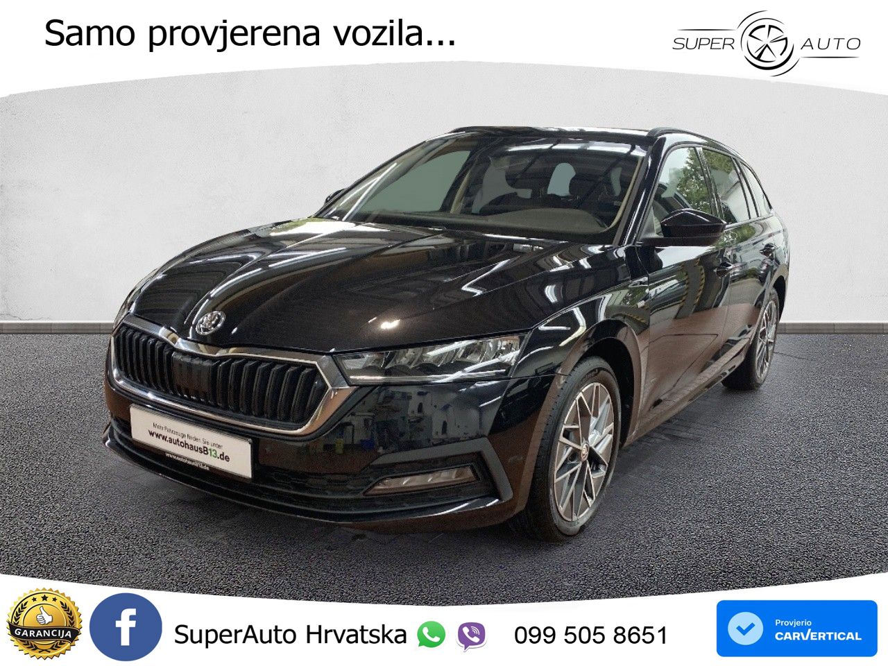Škoda Octavia Combi 2.0 TDI (150 KS) DSG LED+GR SJED+ACC