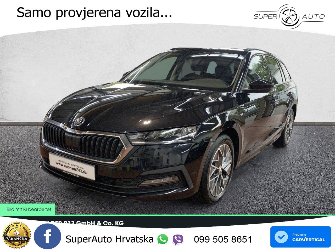 Škoda Octavia Combi 2.0 TDI (150 KS) DSG LED+GR SJED+ACC