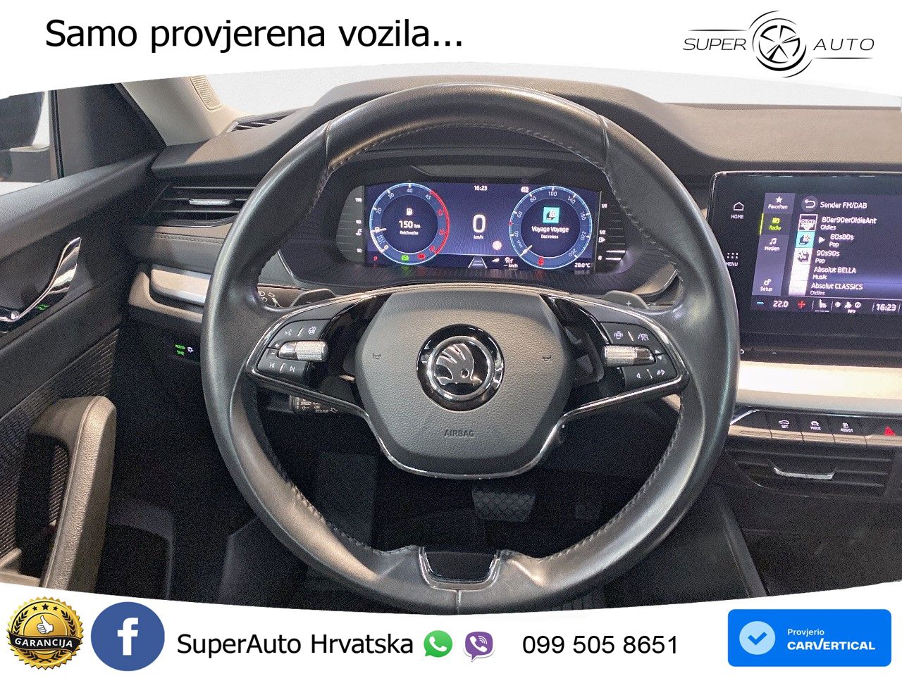 Škoda Octavia Combi 2.0 TDI (150 KS) DSG LED+GR SJED+ACC