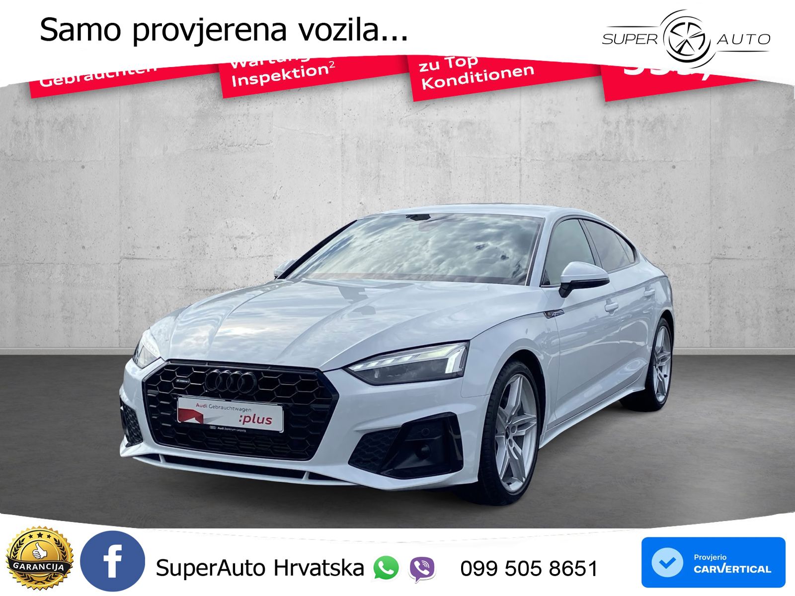 Audi A5 Sportback  40 TFSI (204 KS) quattro S tronic S line MATRIX+GR SJED+KAM