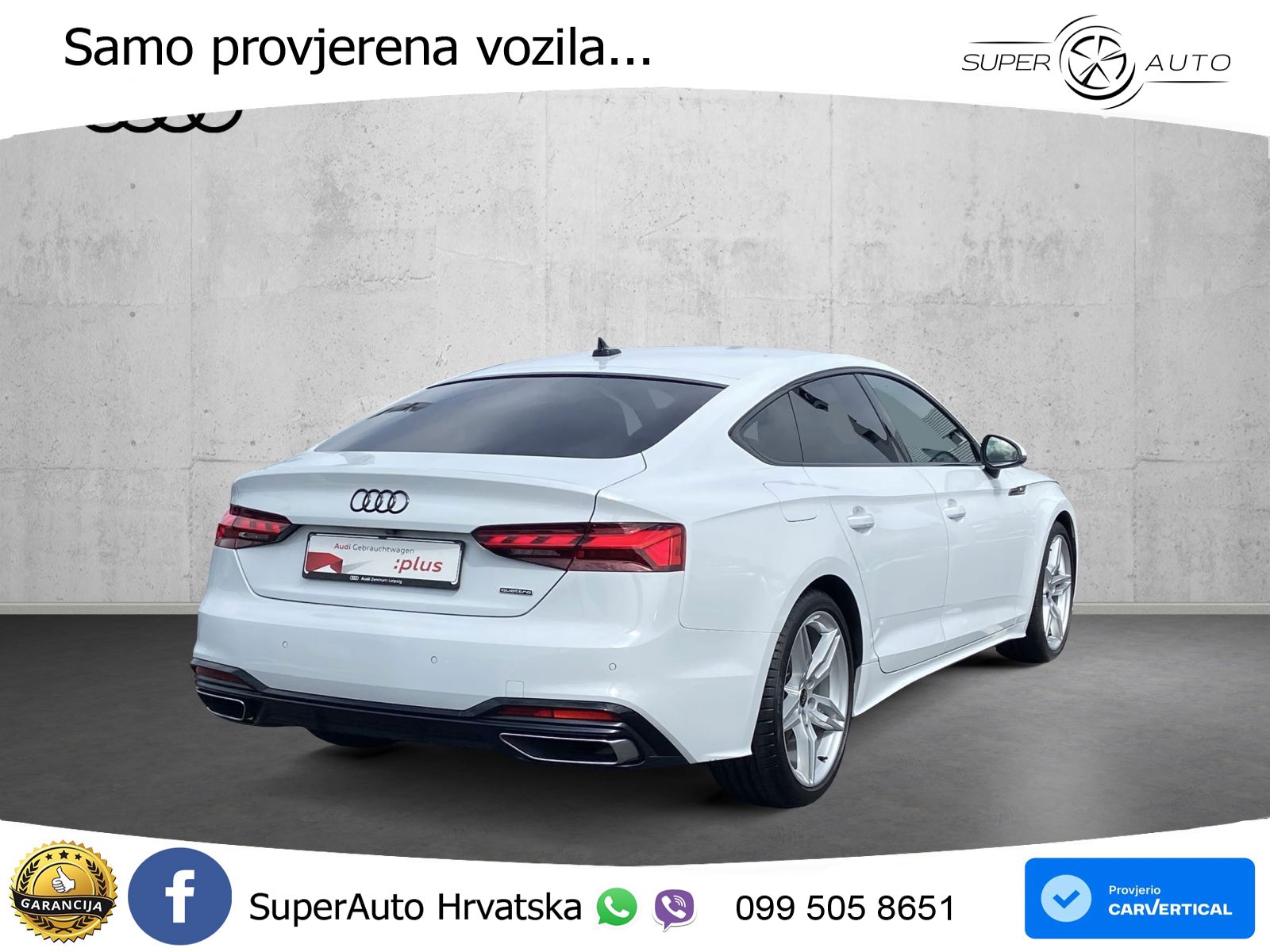 Audi A5 Sportback  40 TFSI (204 KS) quattro S tronic S line MATRIX+GR SJED+KAM