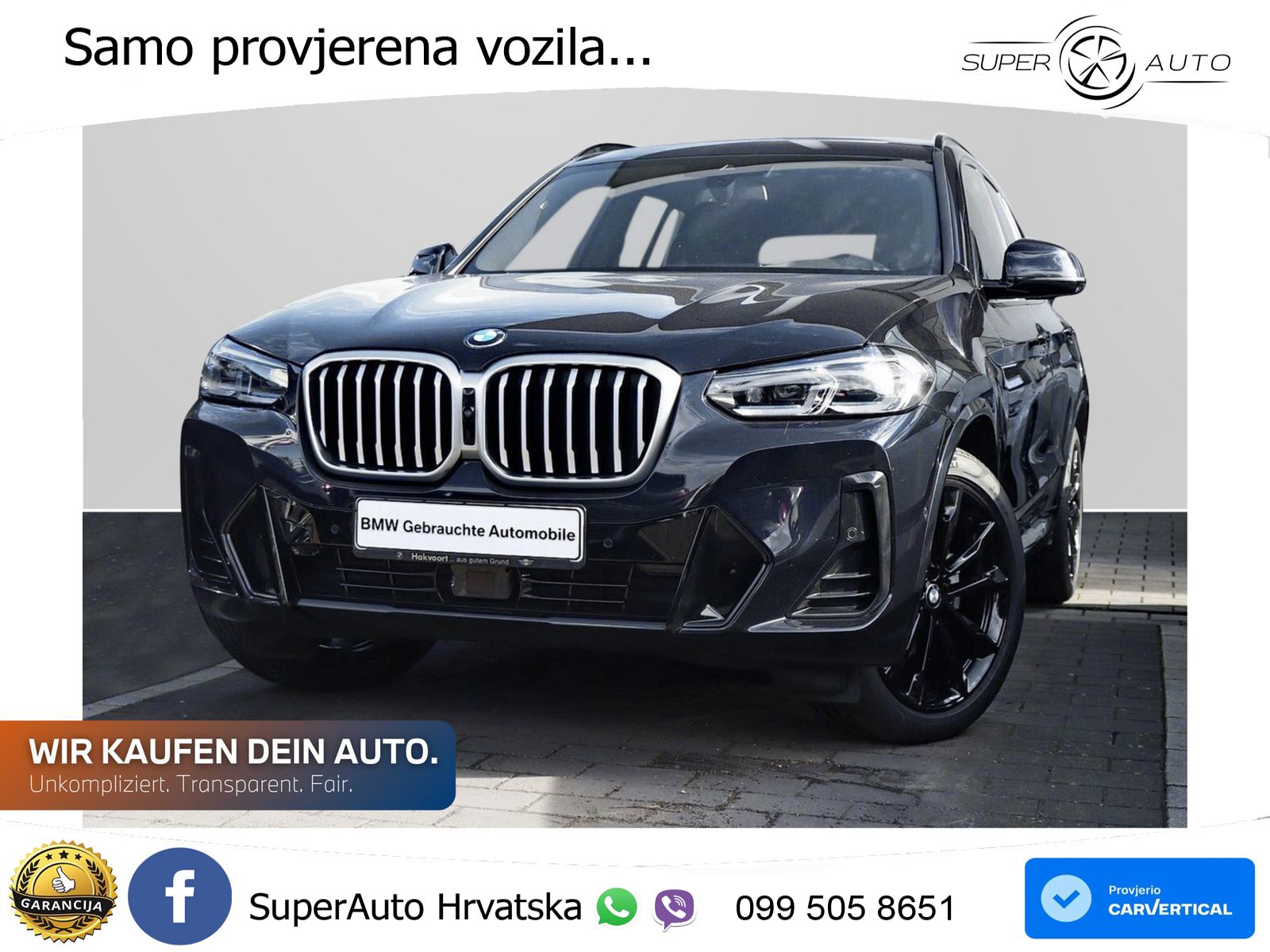 BMW X3 20d xDrive Steptronic M Sport LED+GR SJED+ACC