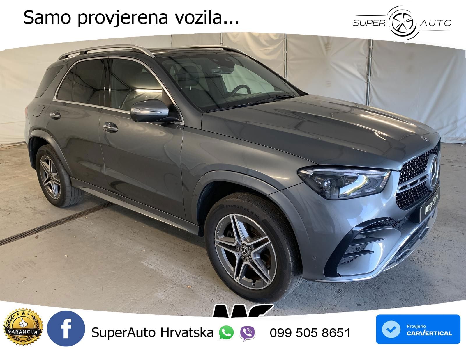 Mercedes GLE 300d (269 KS) EQ Boost 4MATIC 9G-TRONIC AMG ZRAČNI+ACC+GR SJED+360+PANO