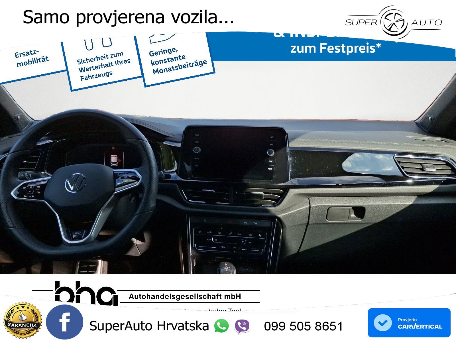 Volkswagen T-Roc 2.0 TSI (190 KS) 4M DSG R-Line LED+GR SJED+ACC