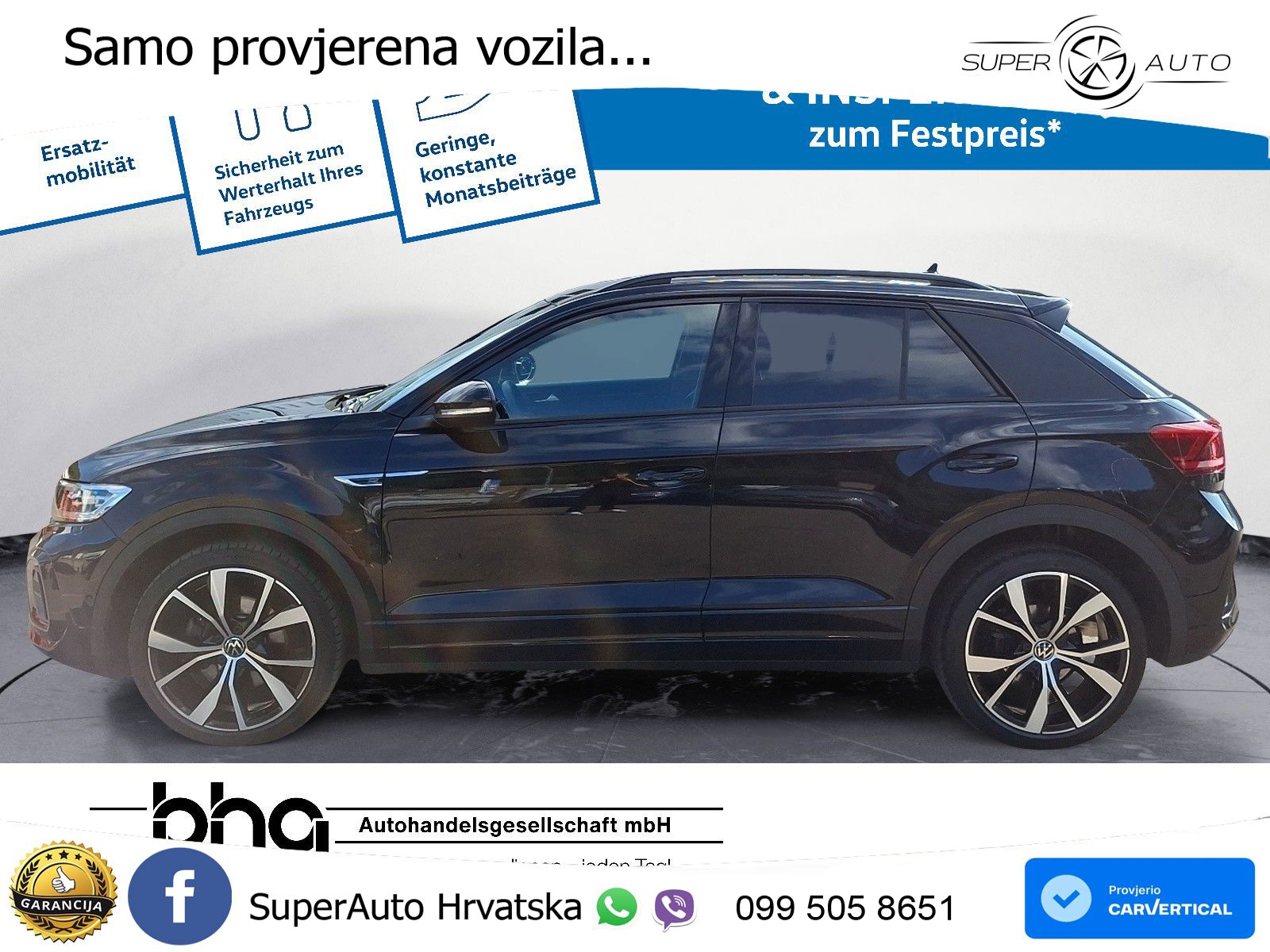 Volkswagen T-Roc 2.0 TSI (190 KS) 4M DSG R-Line LED+GR SJED+ACC