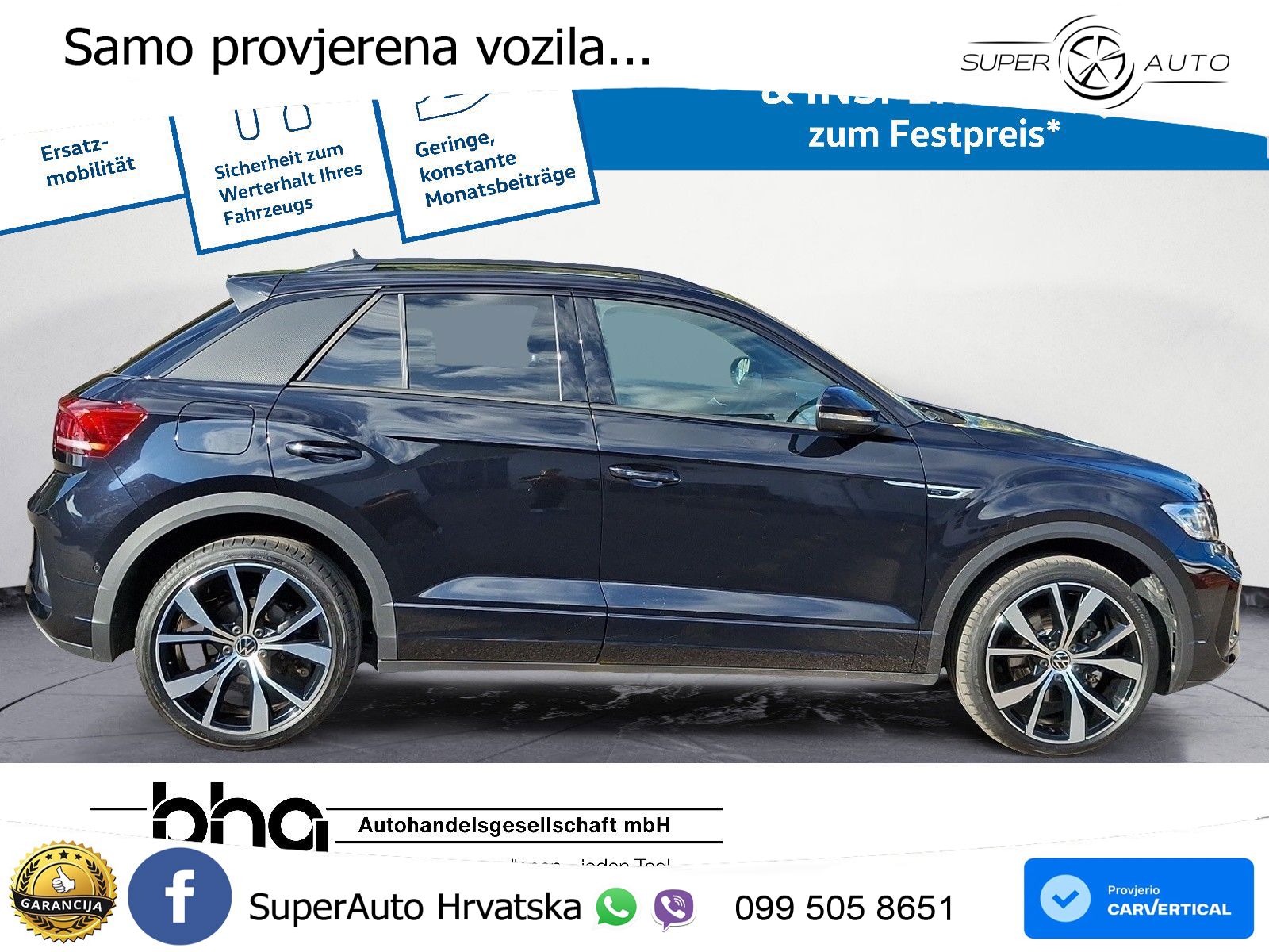 Volkswagen T-Roc 2.0 TSI (190 KS) 4M DSG R-Line LED+GR SJED+ACC