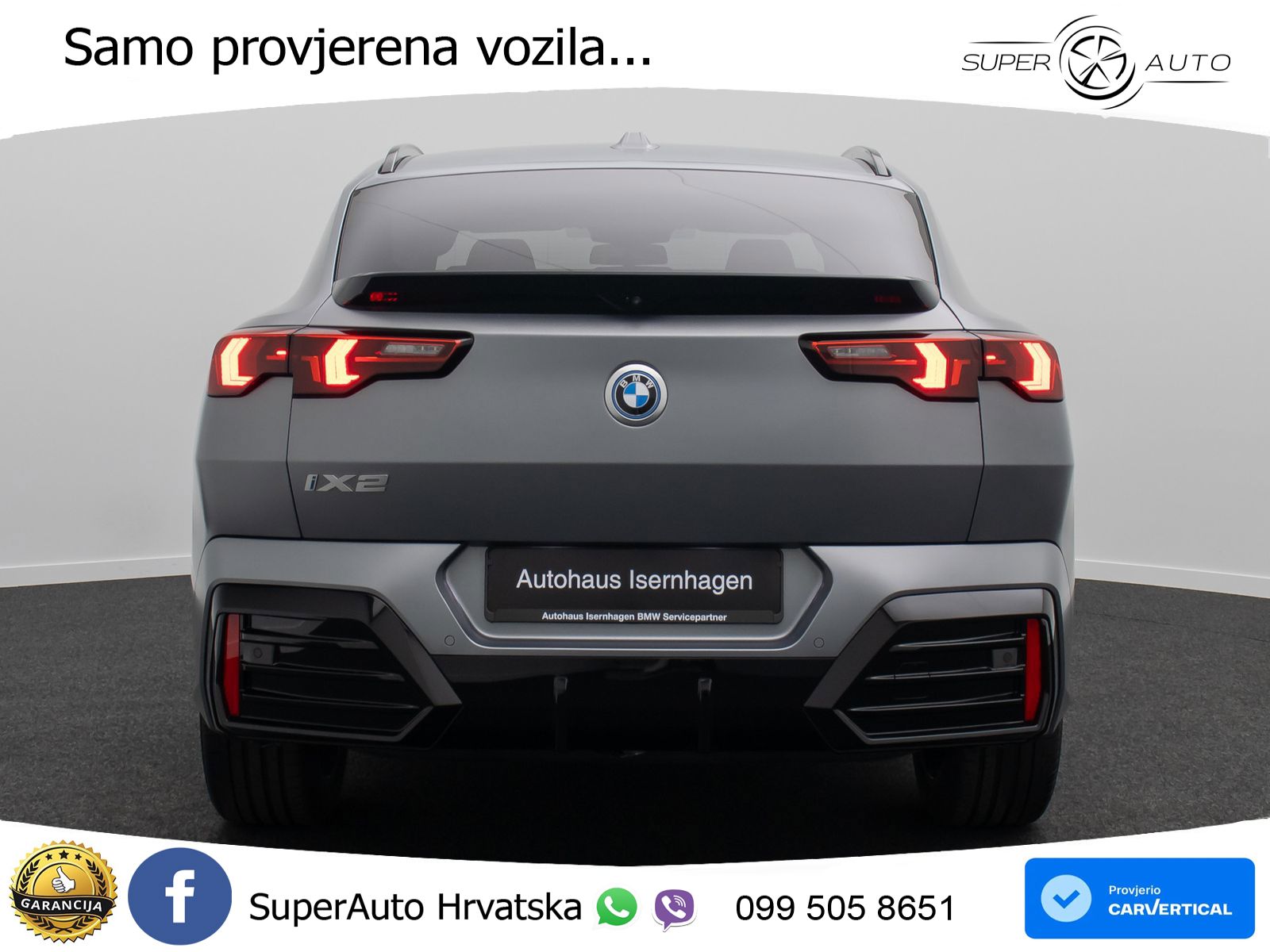 BMW iX2 66.5 kWh (204 KS) eDrive20 M Sport LED+GR SJED+ACC