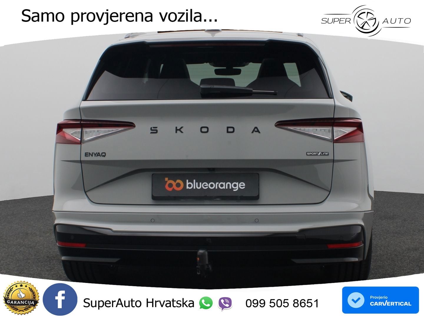 Škoda Enyaq 85 82 kWh (286 KS) SportLine MATRIX+GR SJED+KAM