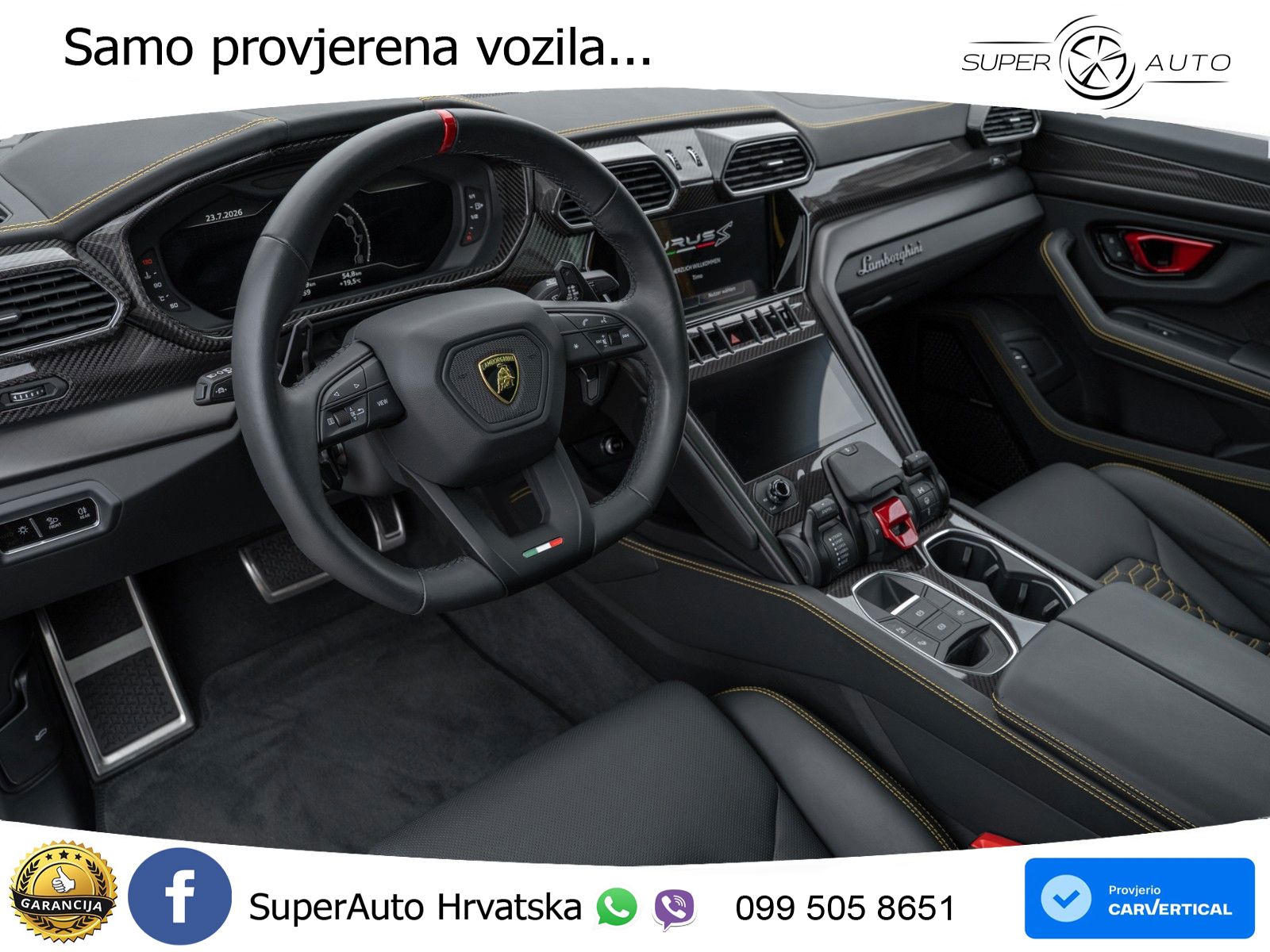 Lamborghini Urus S 4.0 V8 (666 KS) 4WD Automatic LED+GR SJED+ACC