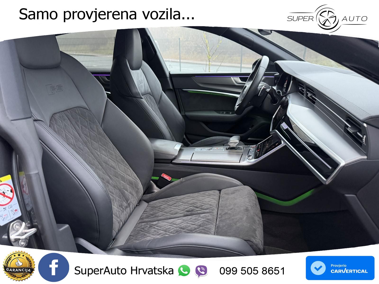 Audi RS7 4.0 TFSI V8 (600 KS) quattro tiptronic MATRIX+GR SJED+KAM