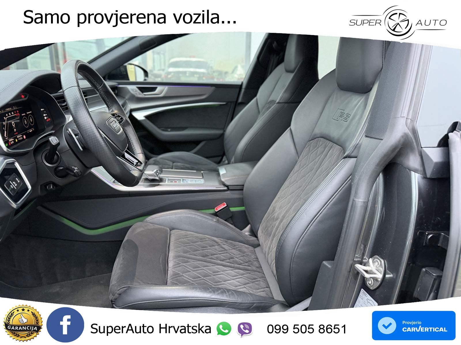 Audi RS7 4.0 TFSI V8 (600 KS) quattro tiptronic MATRIX+GR SJED+KAM