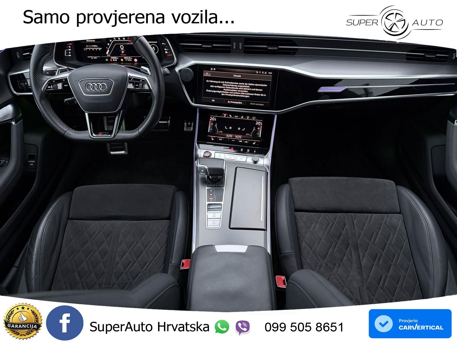Audi RS7 4.0 TFSI V8 (600 KS) quattro tiptronic MATRIX+GR SJED+KAM
