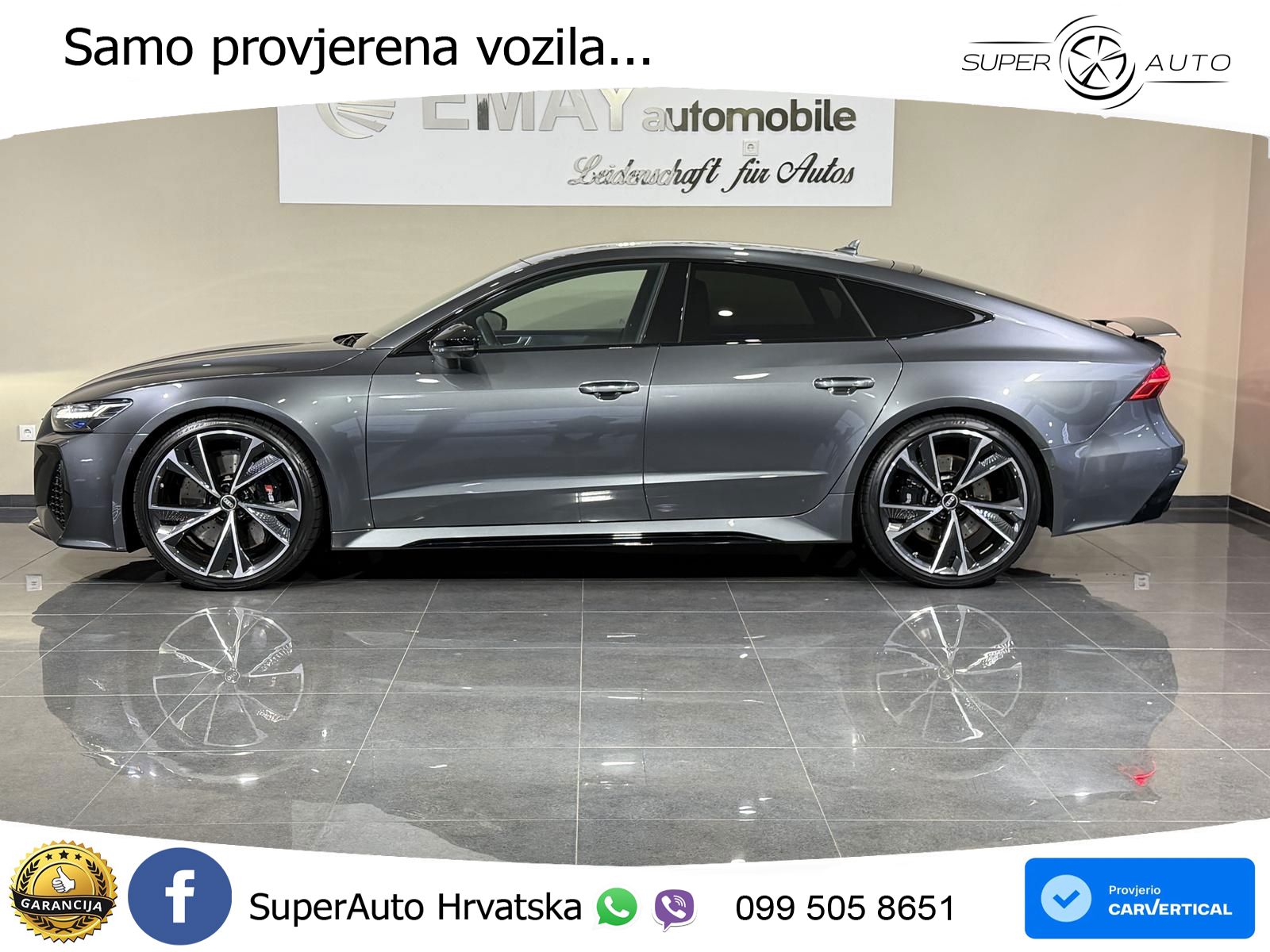 Audi RS7 4.0 TFSI V8 (600 KS) quattro tiptronic MATRIX+GR SJED+KAM