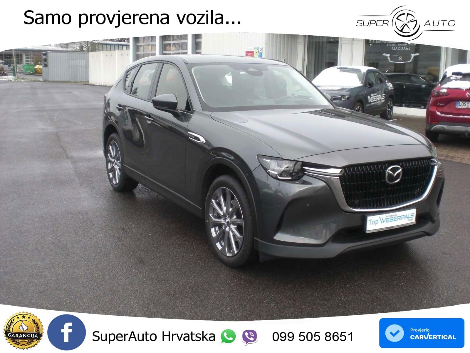 Mazda CX-60 3.3 e-Skyactiv D (254 KS) AWD Automatic LED+GR SJED+ACC