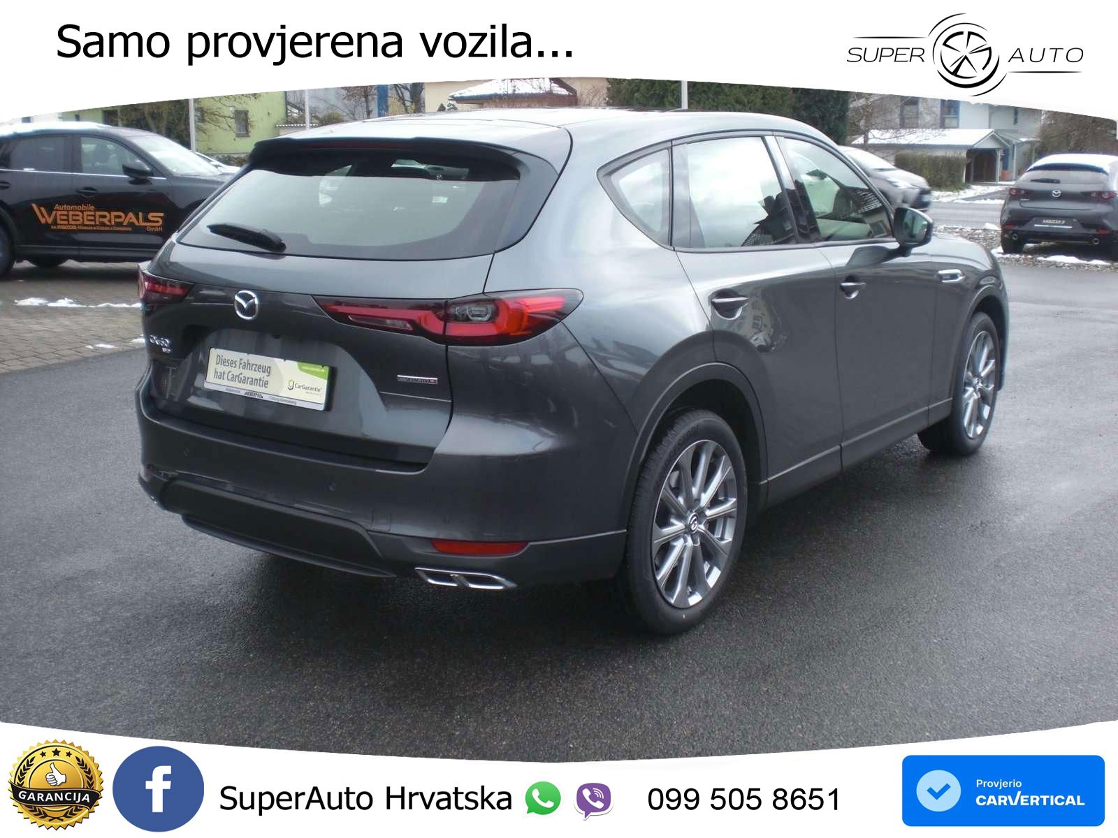 Mazda CX-60 3.3 e-Skyactiv D (254 KS) AWD Automatic LED+GR SJED+ACC