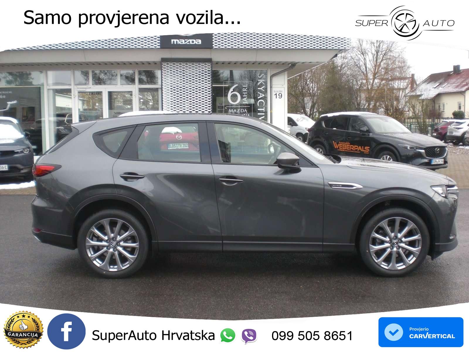 Mazda CX-60 3.3 e-Skyactiv D (254 KS) AWD Automatic LED+GR SJED+ACC