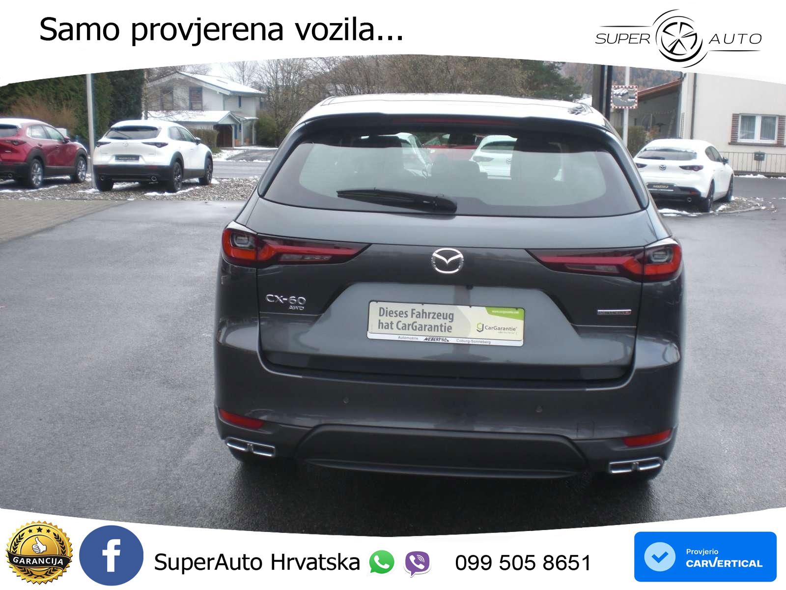 Mazda CX-60 3.3 e-Skyactiv D (254 KS) AWD Automatic LED+GR SJED+ACC