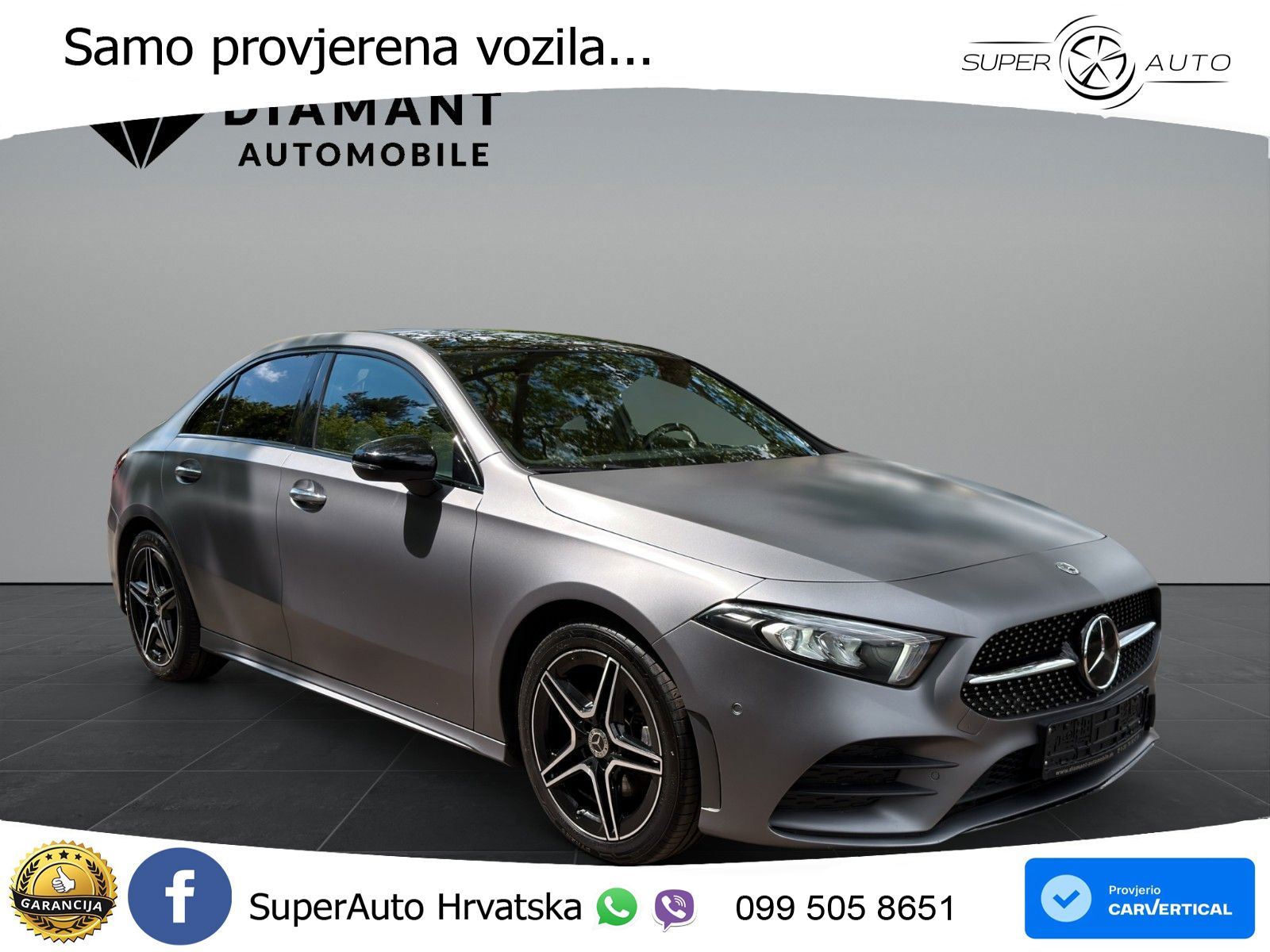 Mercedes-Benz A 220d 8G-DCT AMG LED+GR SJED+ACC