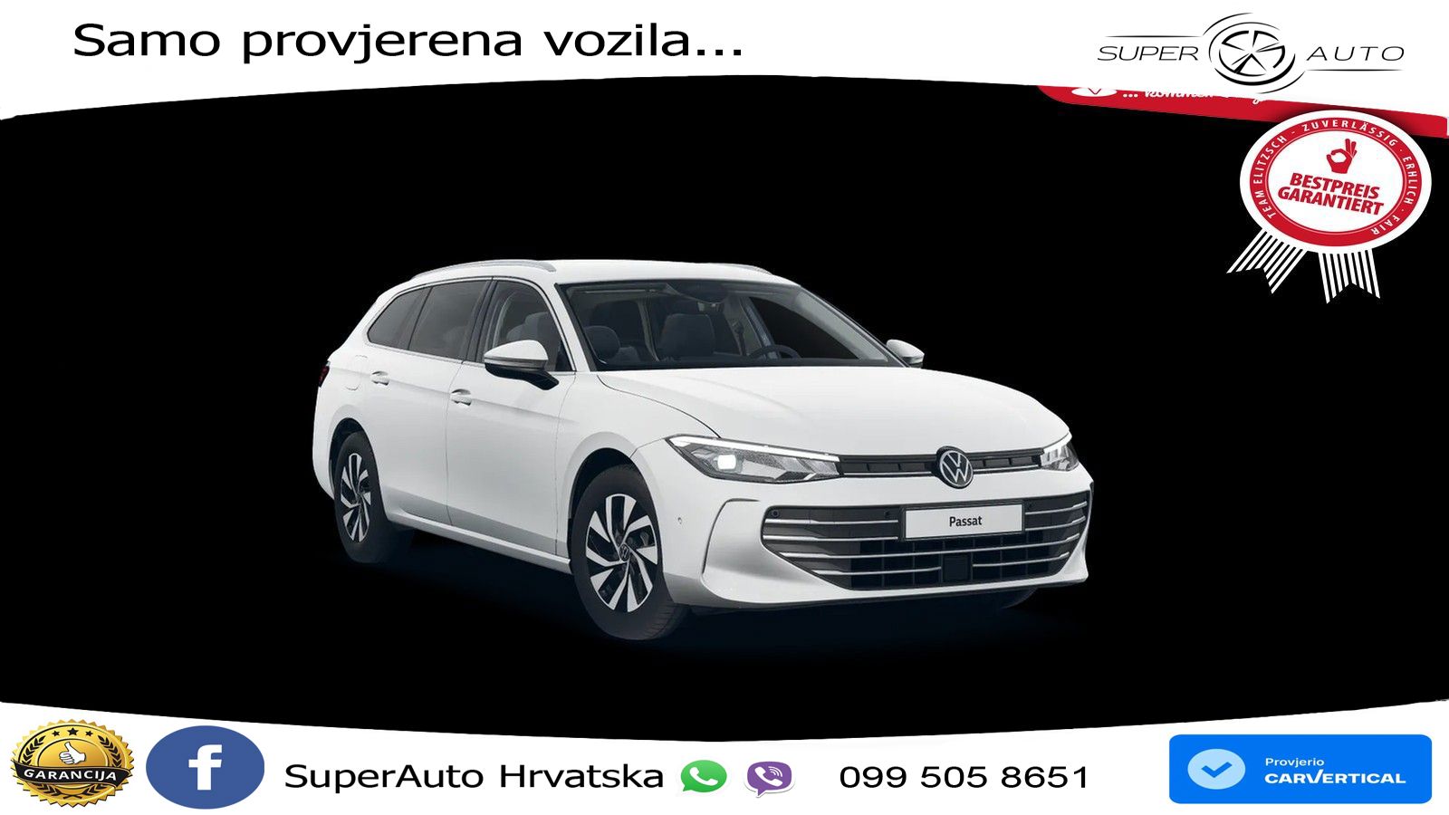 Volkswagen Passat Variant 1.5 eTSI (150 KS) DSG Business LED+GR SJED+ACC