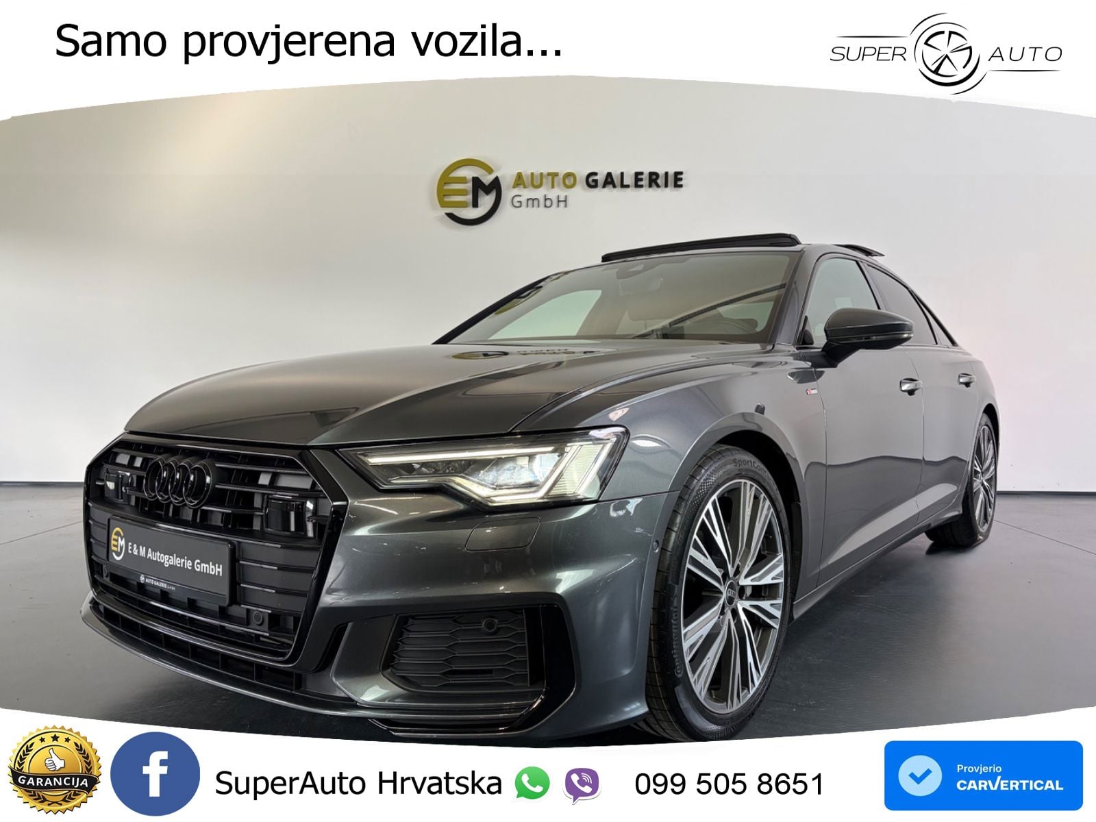 Audi A6 45 TFSI (265 KS) S tronic S line MATRIX+GR SJED+KAM