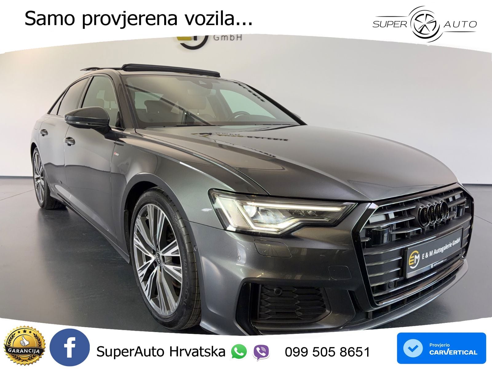 Audi A6 45 TFSI (265 KS) S tronic S line MATRIX+GR SJED+KAM