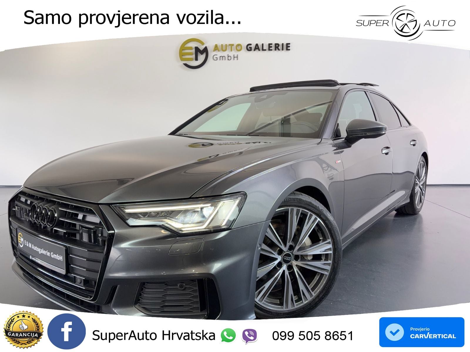 Audi A6 45 TFSI (265 KS) S tronic S line MATRIX+GR SJED+KAM