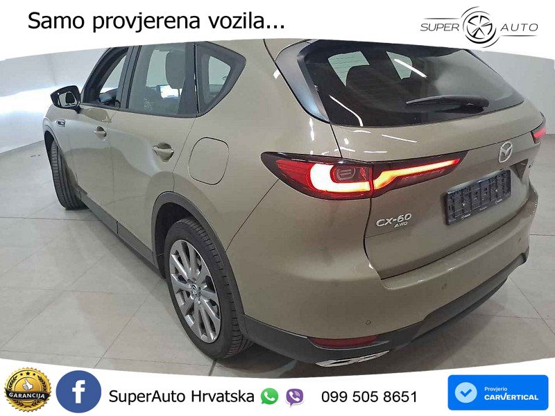 Mazda CX-60 2.5 e-Skyactiv (328 KS) AWD Automatic ACC+HEAD+4xGR SJED+360+PANO