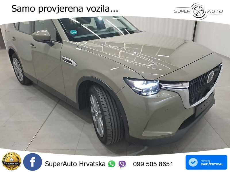 Mazda CX-60 2.5 e-Skyactiv (328 KS) AWD Automatic ACC+HEAD+4xGR SJED+360+PANO