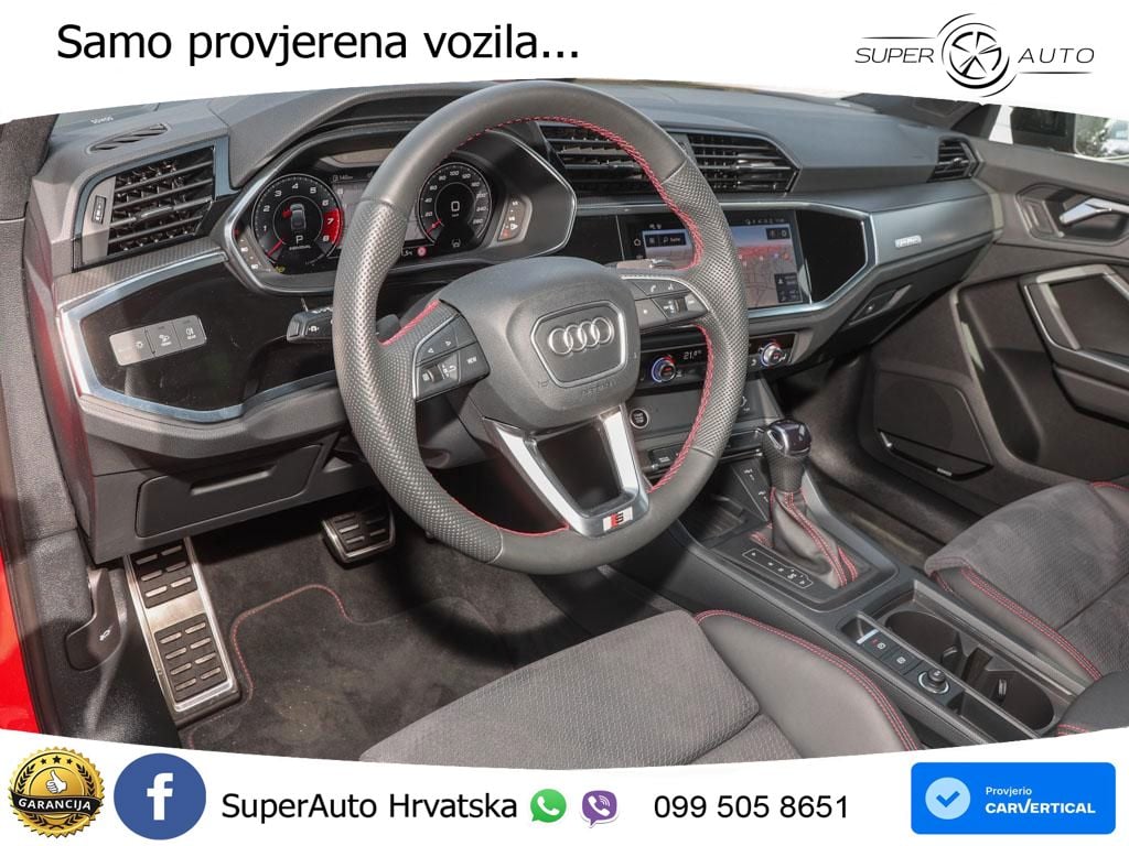 Audi Q3 Sportback 45 TFSI (245 KS) quattro S tronic S line ACC+GR SJED+360+PANO