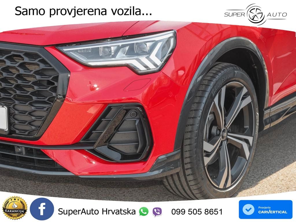 Audi Q3 Sportback 45 TFSI (245 KS) quattro S tronic S line ACC+GR SJED+360+PANO