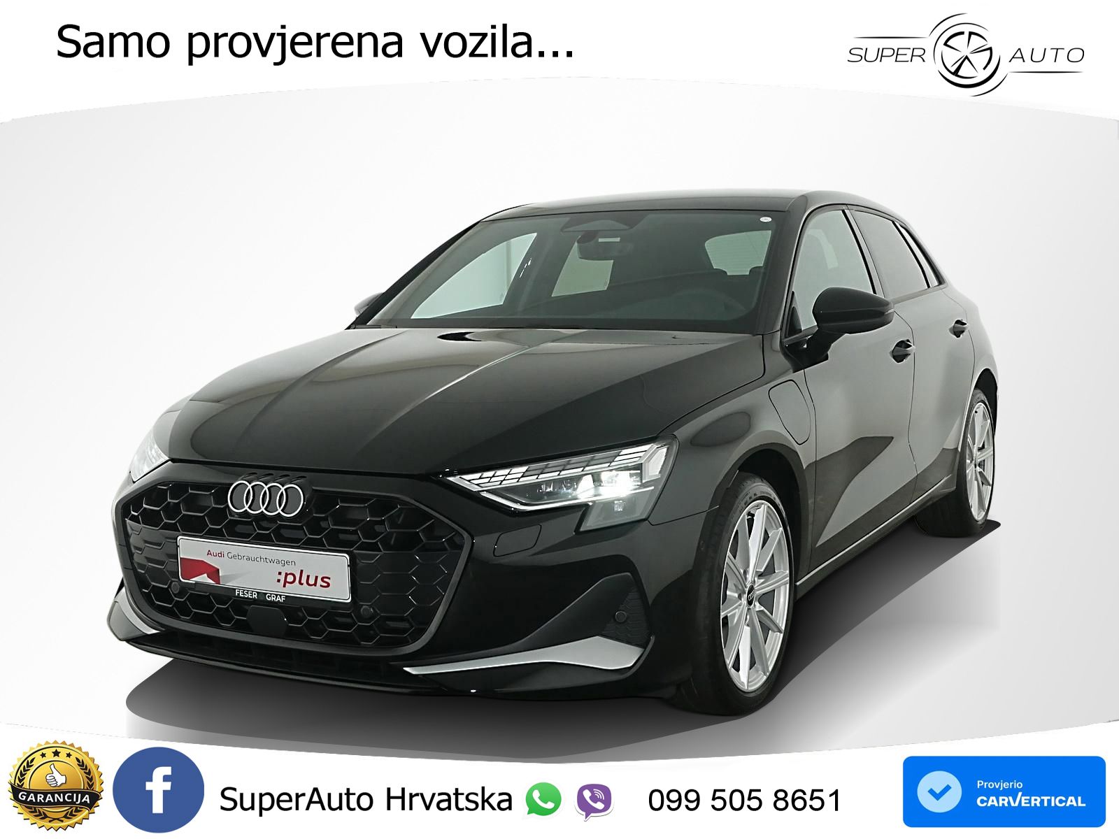 Audi A3 Sportback 40 TFSI e (204 KS) Plug-in Hybrid S tronic advanced LED+GR SJED+ACC