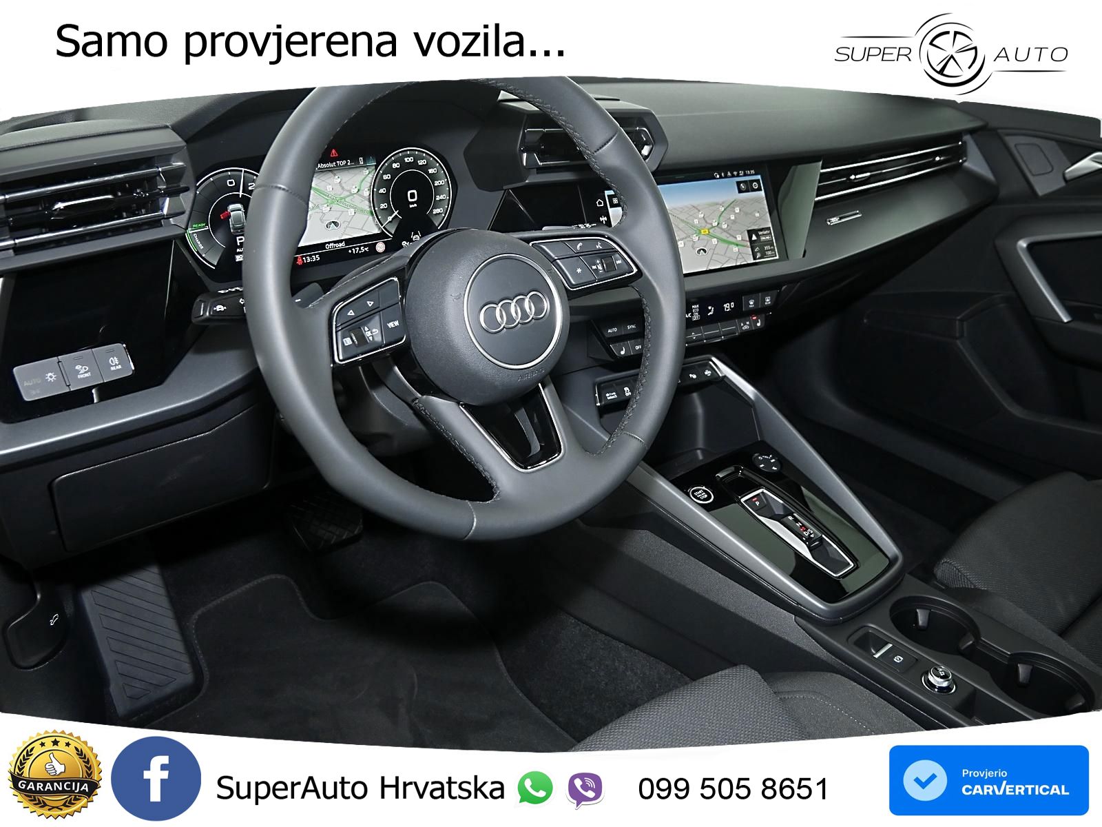 Audi A3 Sportback 40 TFSI e (204 KS) Plug-in Hybrid S tronic advanced LED+GR SJED+ACC