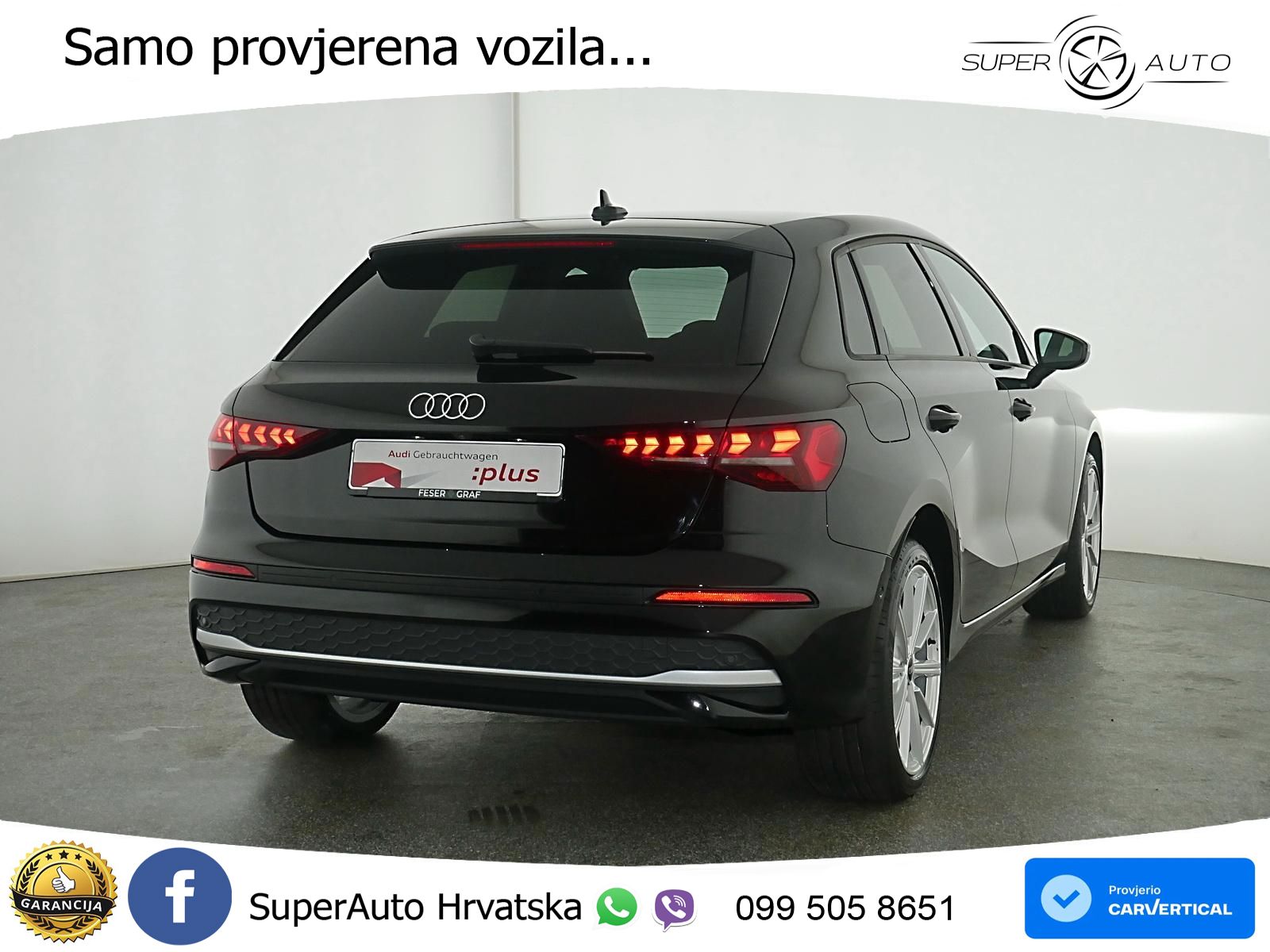 Audi A3 Sportback 40 TFSI e (204 KS) Plug-in Hybrid S tronic advanced LED+GR SJED+ACC