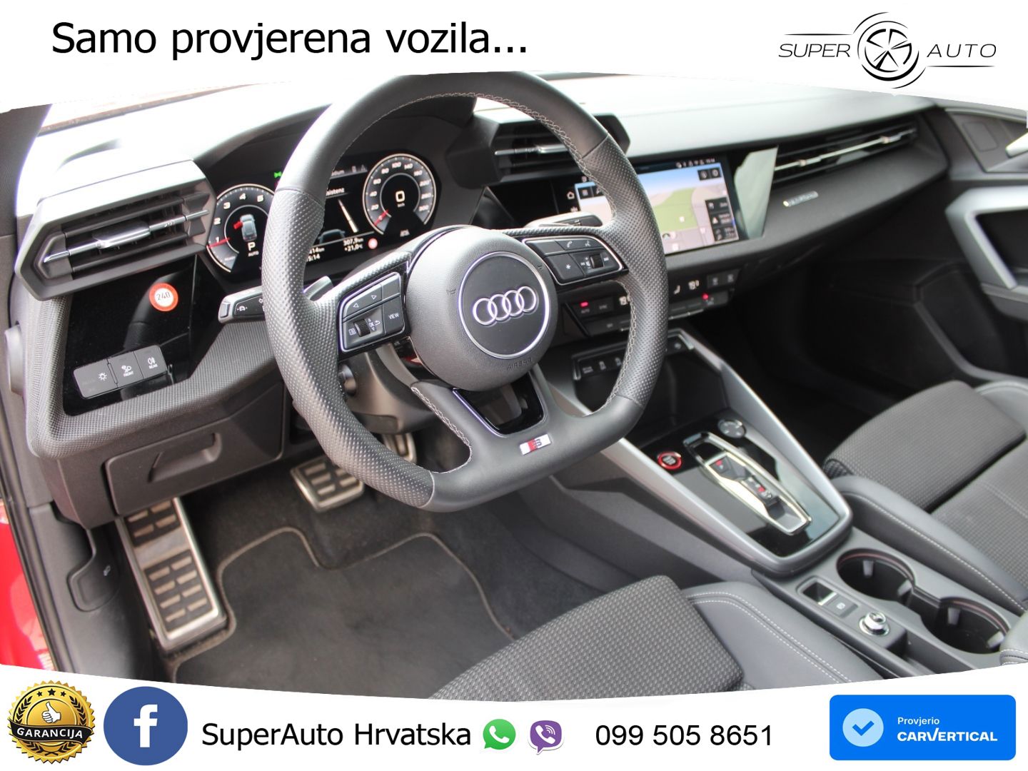 Audi S3 2.0 TFSI (333 KS) quattro S tronic LED+ACC