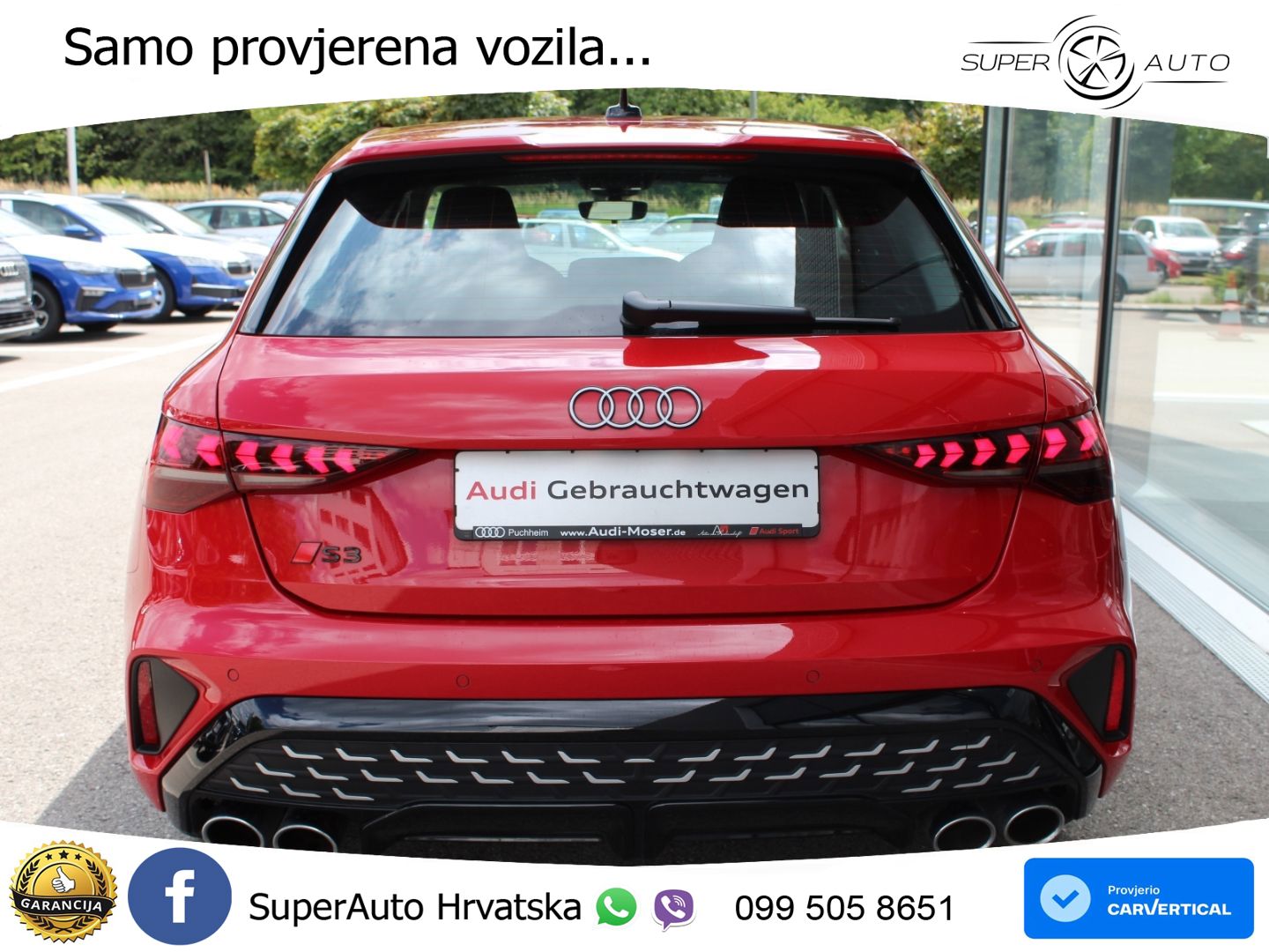 Audi S3 2.0 TFSI (333 KS) quattro S tronic LED+ACC