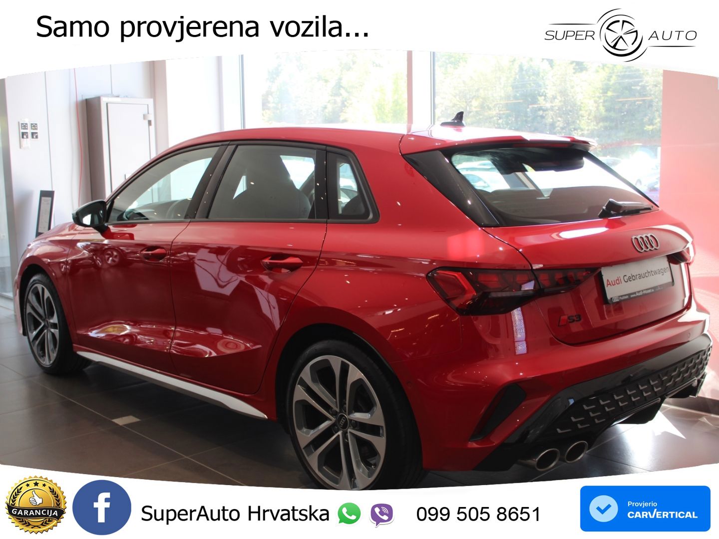 Audi S3 2.0 TFSI (333 KS) quattro S tronic LED+ACC