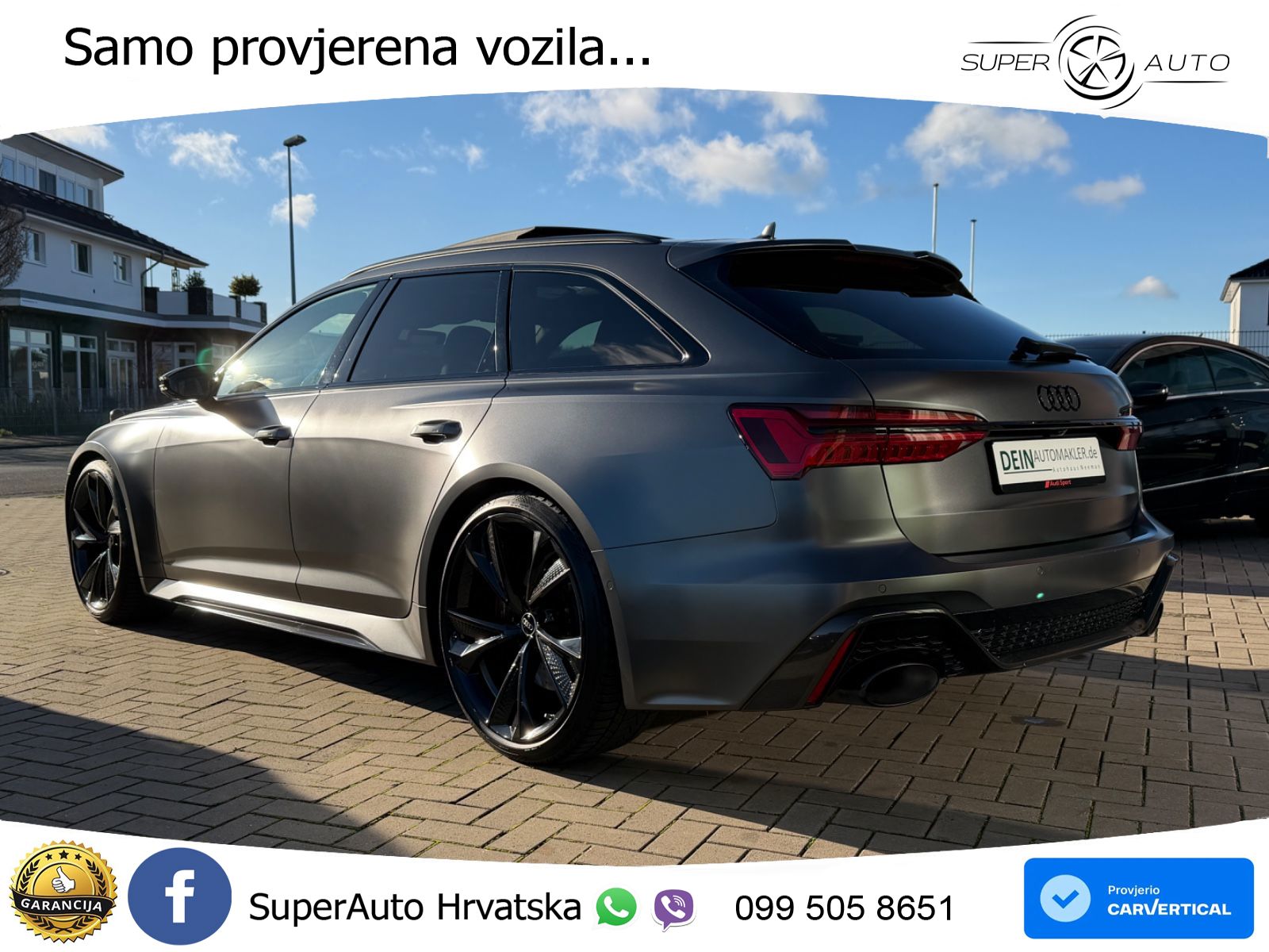 Audi RS6 Avant 4.0 TFSI V8 (600 KS) quattro Tiptronic LED+GR SJED+ACC