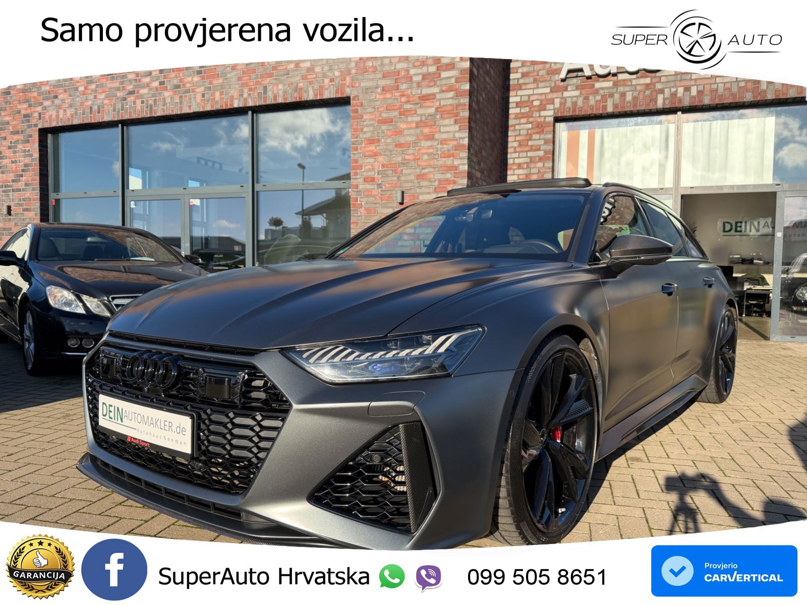 Audi RS6 Avant 4.0 TFSI V8 (600 KS) quattro Tiptronic LED+GR SJED+ACC