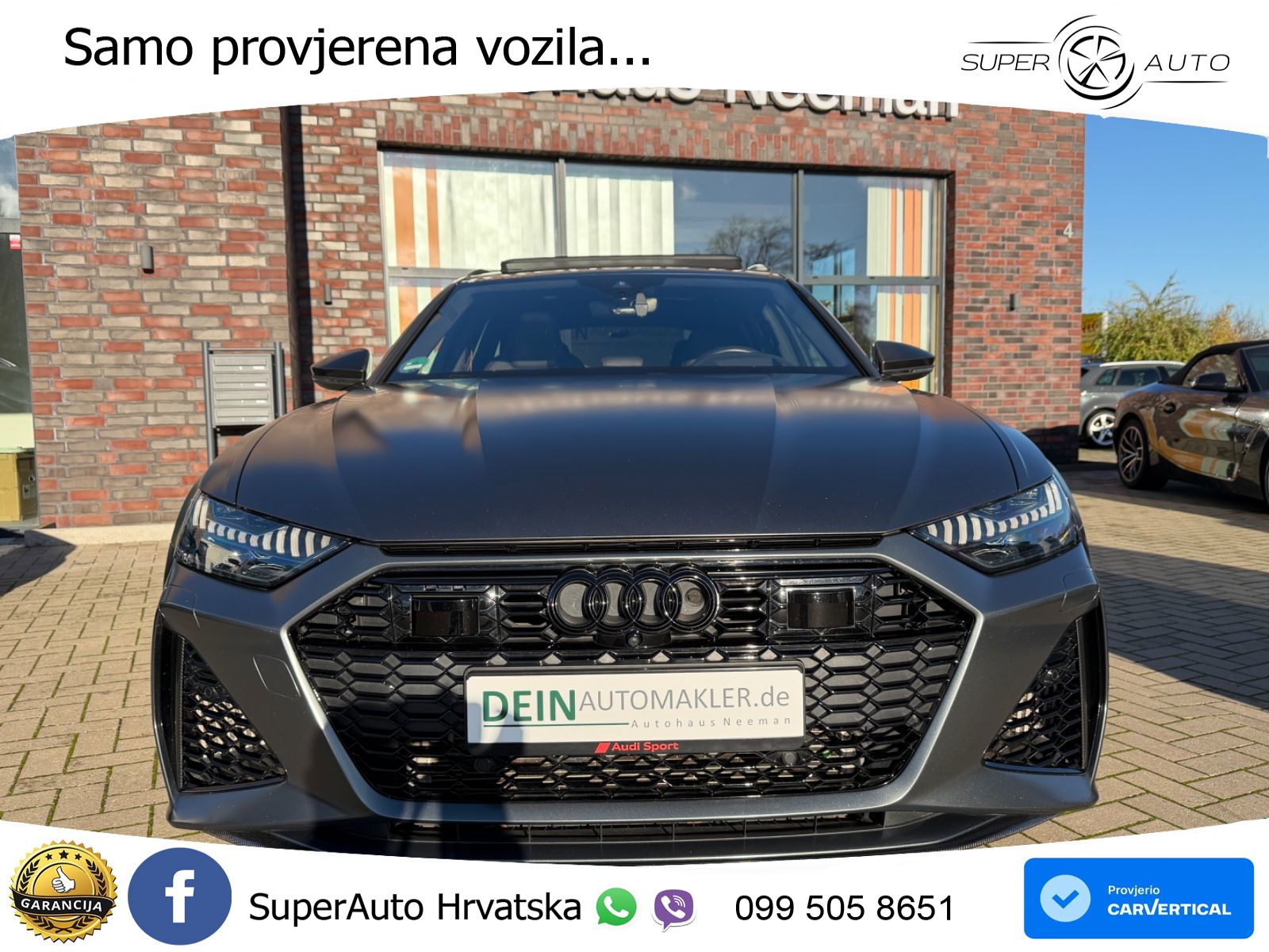 Audi RS6 Avant 4.0 TFSI V8 (600 KS) quattro Tiptronic LED+GR SJED+ACC
