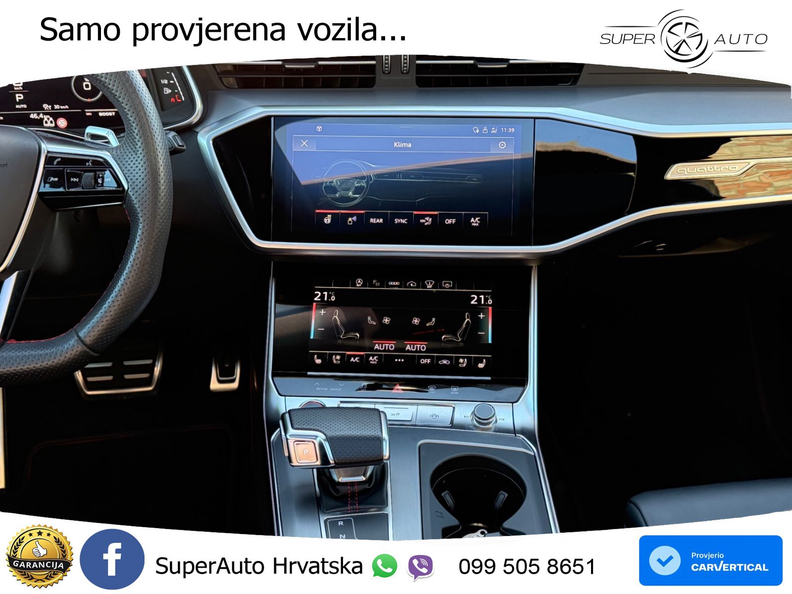 Audi RS6 Avant 4.0 TFSI V8 (600 KS) quattro Tiptronic LED+GR SJED+ACC