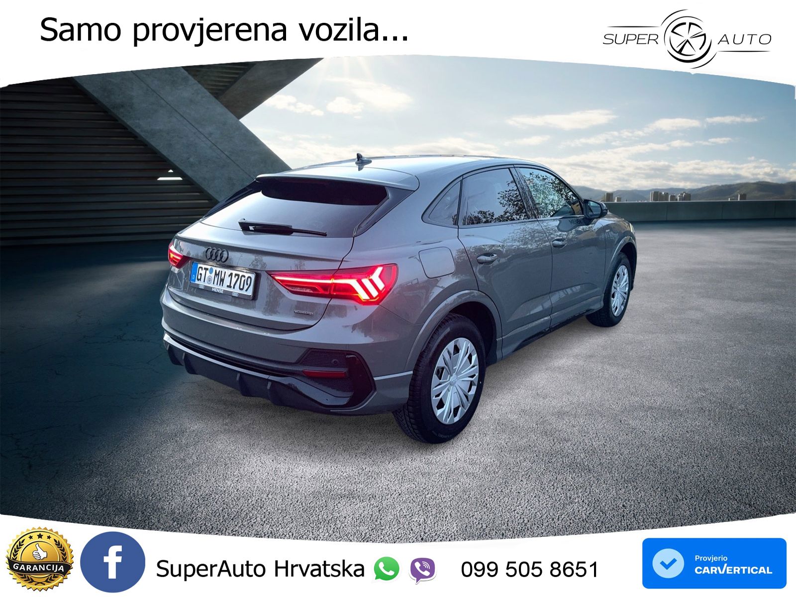 Audi Q3 II Sportback 40 TFSI (190 KS) quattro S tronic S line MATRIX+GR SJED+KAM