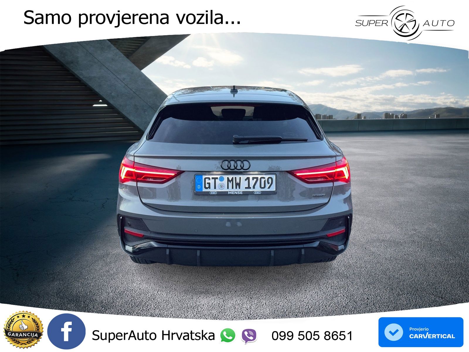 Audi Q3 II Sportback 40 TFSI (190 KS) quattro S tronic S line MATRIX+GR SJED+KAM