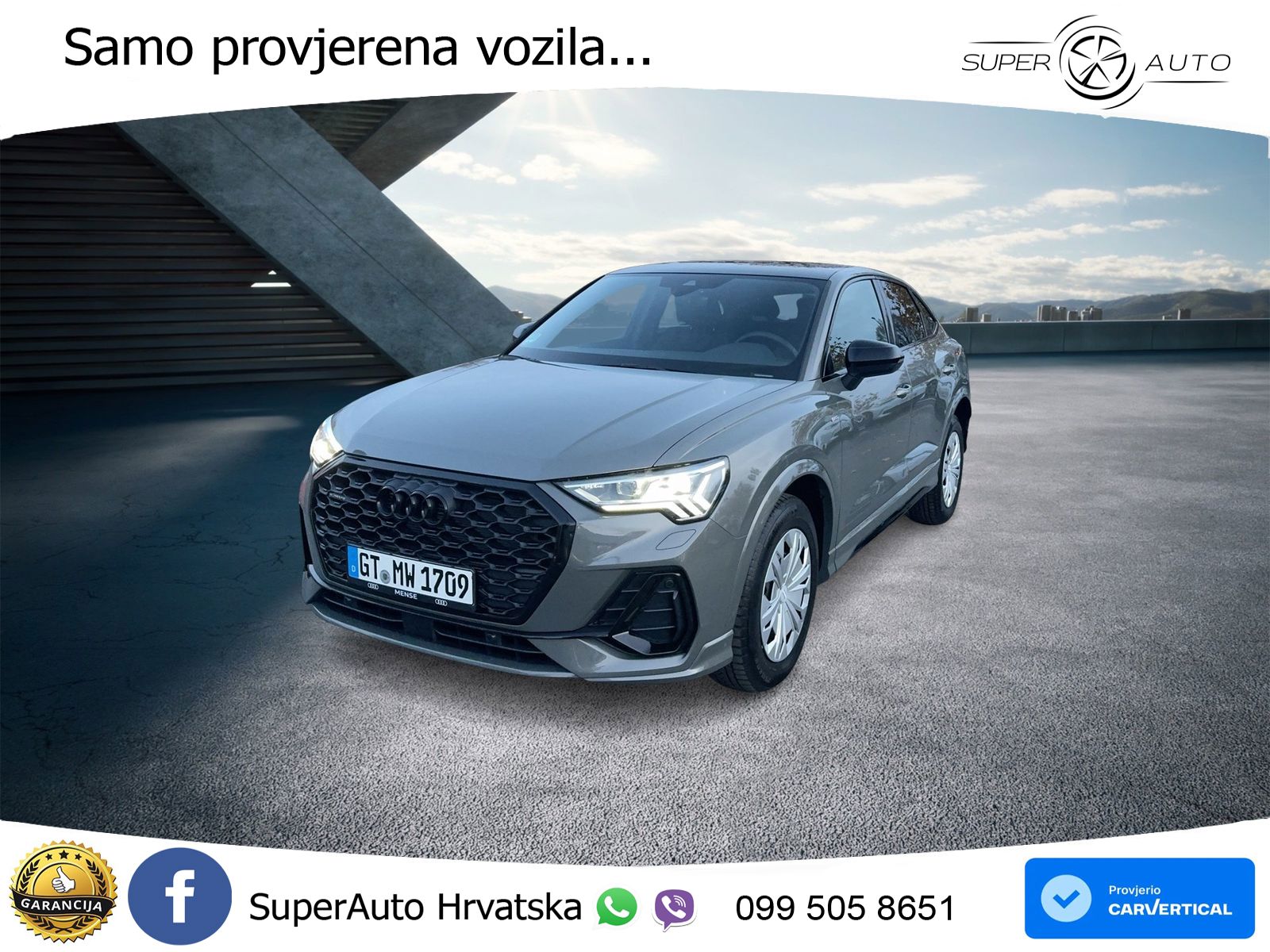 Audi Q3 II Sportback 40 TFSI (190 KS) quattro S tronic S line MATRIX+GR SJED+KAM