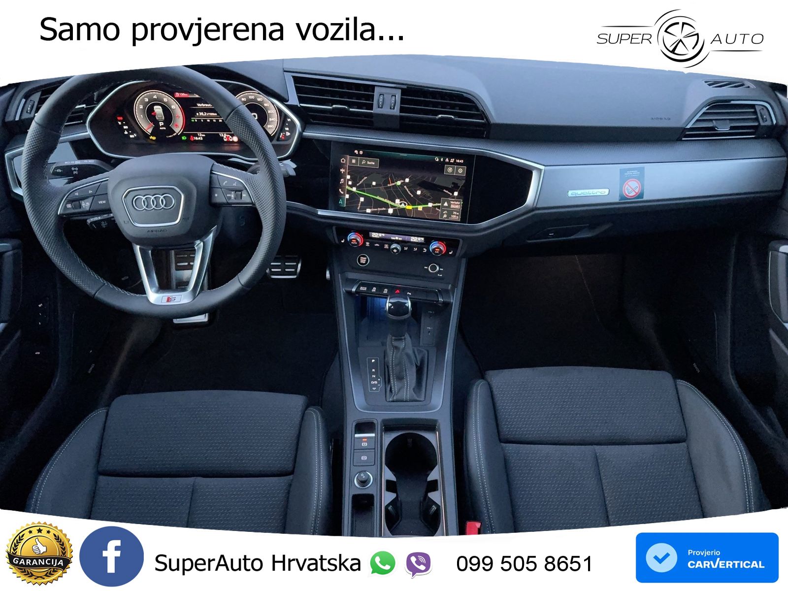 Audi Q3 II Sportback 40 TFSI (190 KS) quattro S tronic S line MATRIX+GR SJED+KAM